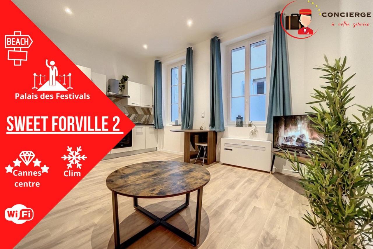 Le Sweet Forville 2 - Palais Des Festivals - Marche Provencal - Plage - Clim - Au Calme คานส์ ภายนอก รูปภาพ